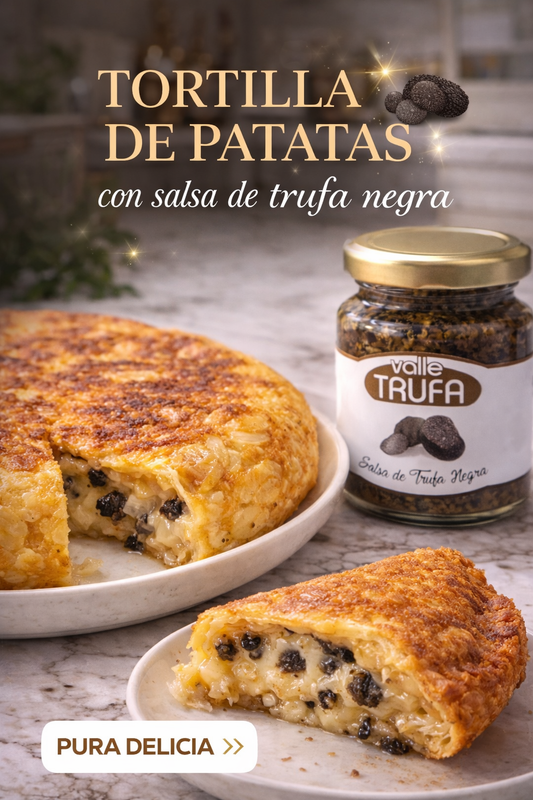 Receta con salsa trufa negra 