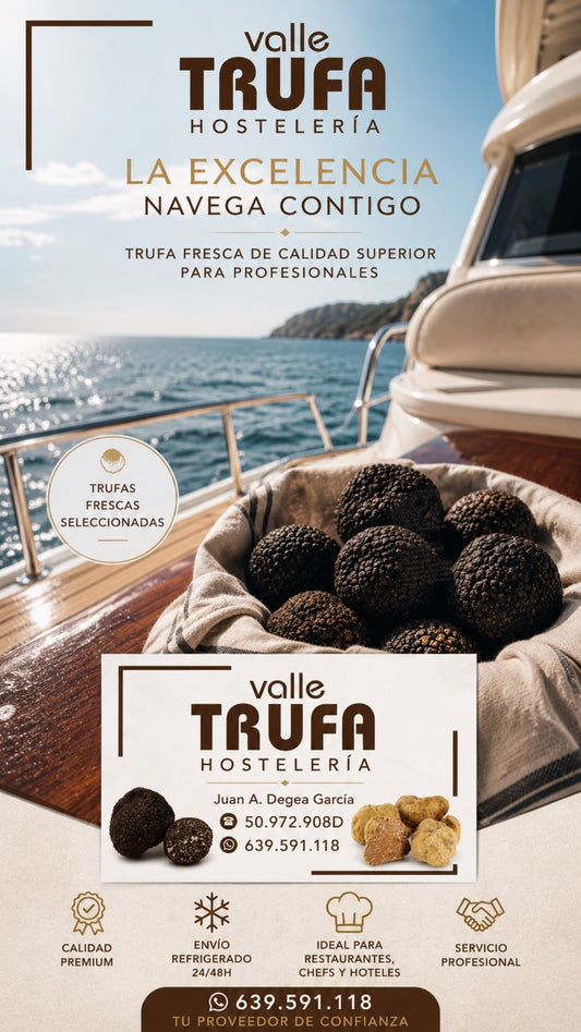 Trufa abordo para chef privado
