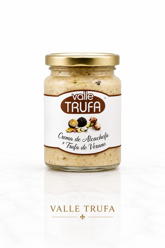 Crostini de alcachofa y trufa negra