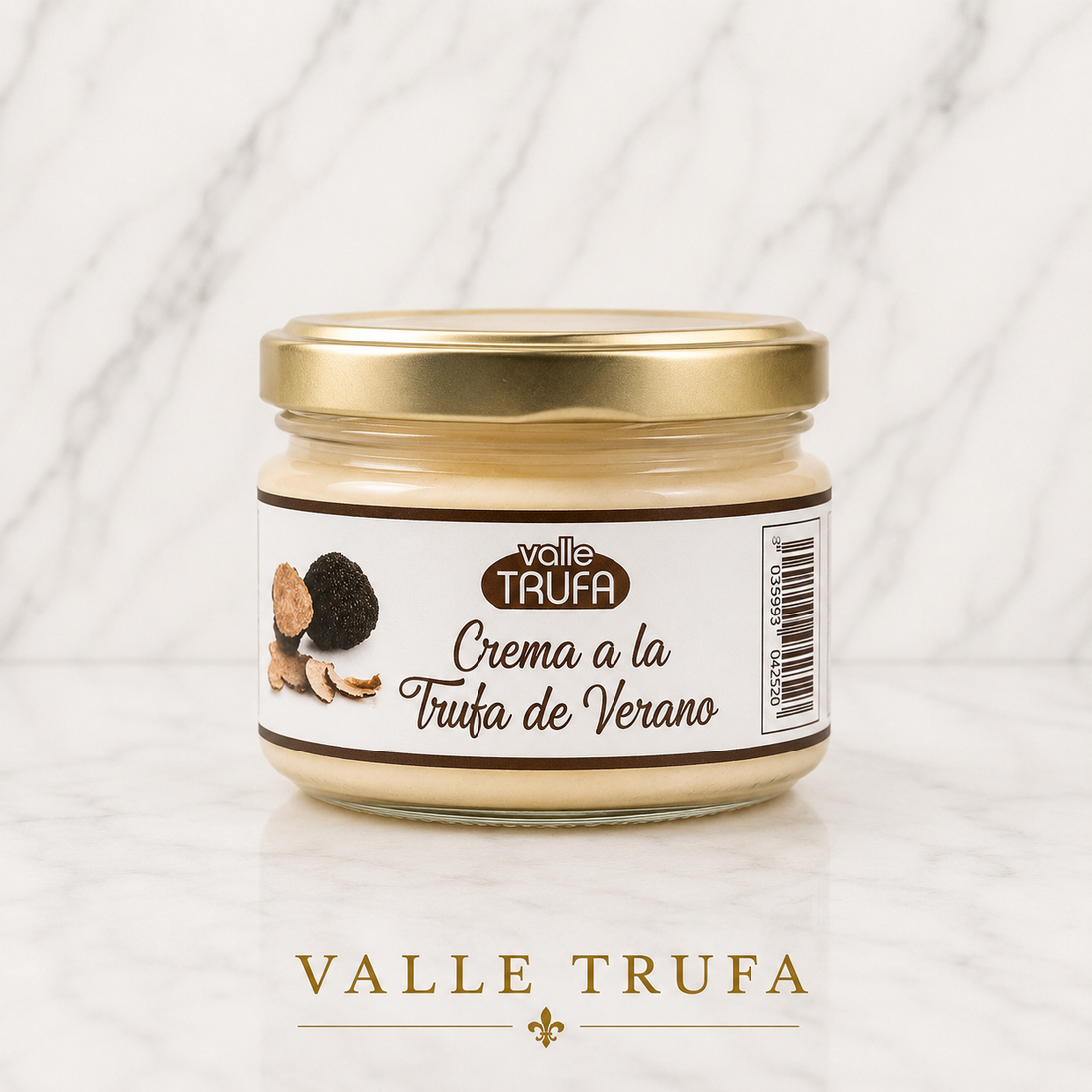 Pasta cremosa de gorgonzola y trufa negra