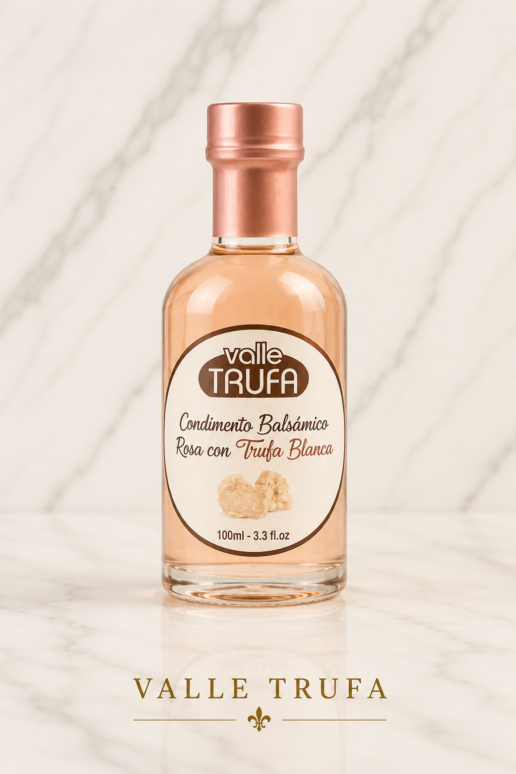 Ensalada con vinagre balsámico de trufa blanca
